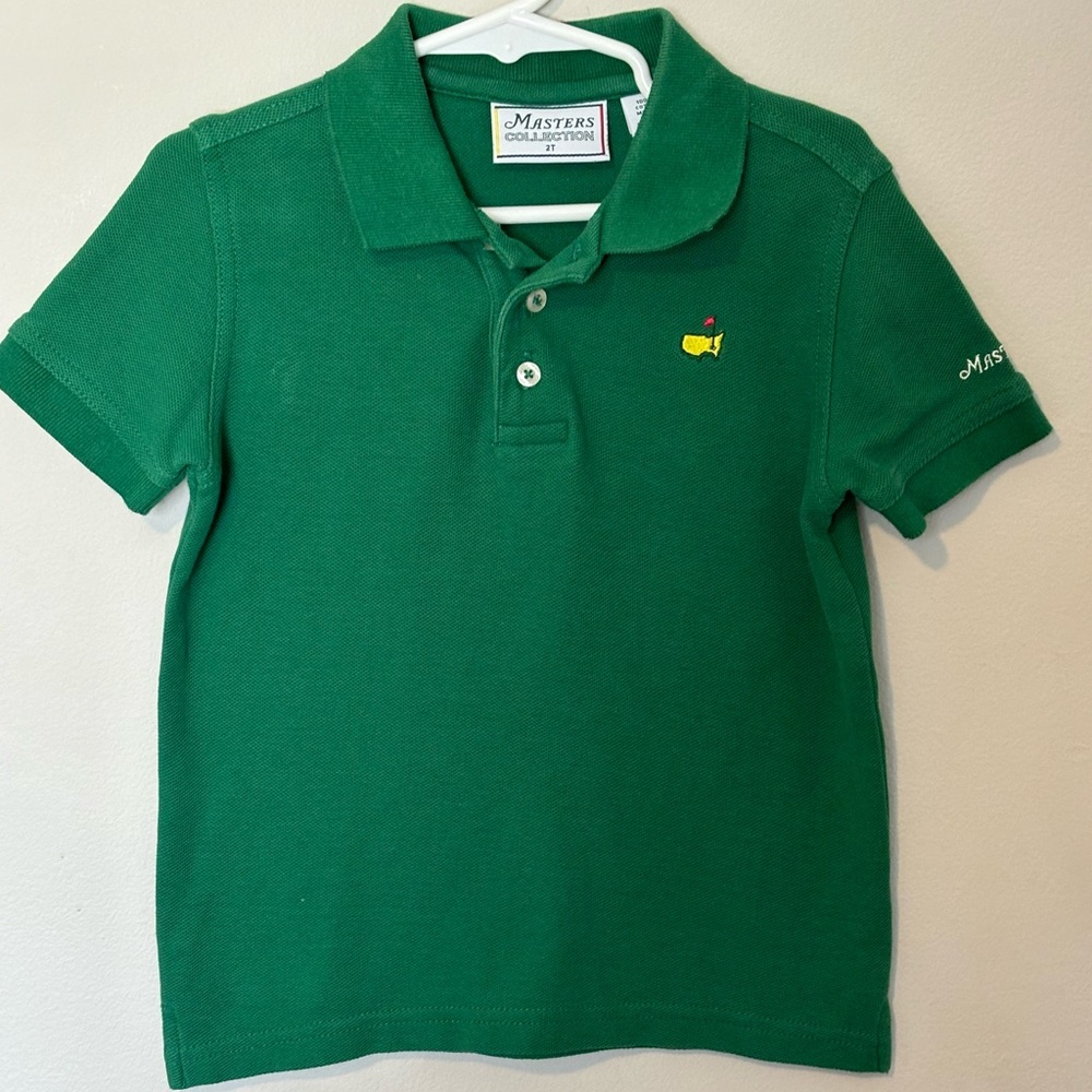 Masters Size 2T green polo